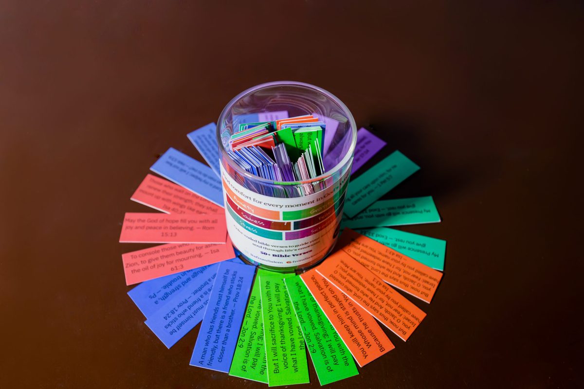 For Him Bible verse jar